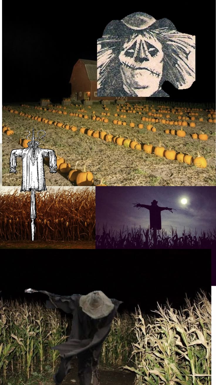 Scarecrow Walks at Night